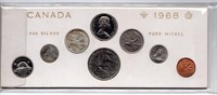 1968 Canada Coin Set With Silver