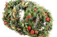 3 Christmas Wreaths (2 are lighted)