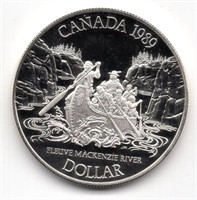 1989 Canada Proof Silver Dollar Coin