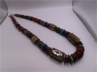 Pawn T SINGER Signed 25" Fantastic Bead Necklace $