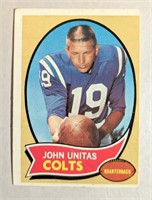 1970 Topps Johnny Unitas HOF Card #180