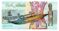 1992 Cook Islands 3 Dollar Note