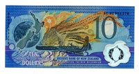 2000 New Zealand $10 Low Number Note