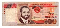 2006 Mozambique 100 Meticais Note