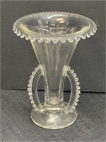 Candlewick 7 1/2in vase with double handles