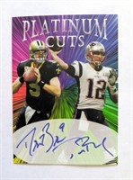 Platinum Ink Brees & Brady Facsimile Autographs