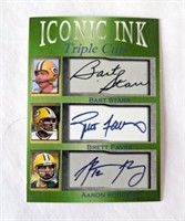 Iconic Ink Packers Starr Favre Rodgers Facs Autos