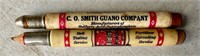 Pair of C O Smith Guano Company Bullet Pencils