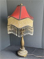 Dale Tiffany Silk Beaded Ruby table lamp