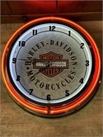 Harley Davidson Light-Up Wall clock