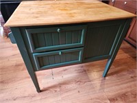 Kitchen Island with Butcher's block top.  41" L x