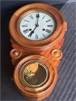 Ingraham & Co Wall Clock, Wooden