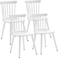 $ 270 RETAIL SET OF 4 SPINDLE DINING CHAIR-