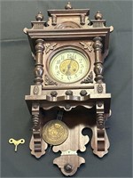 Antique German Pendulum Wall clock,