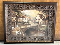 Michael’s Pub & Grill framed picture, signed by