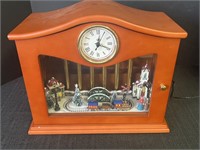 Mr. Christmas animated musical chimes train clock