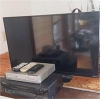 32" VIZIO TV & CD & VHS PLAYERS