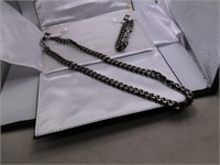 LIkeNew KAY Jewler's Mens Necklace/Bracelet Set Bd