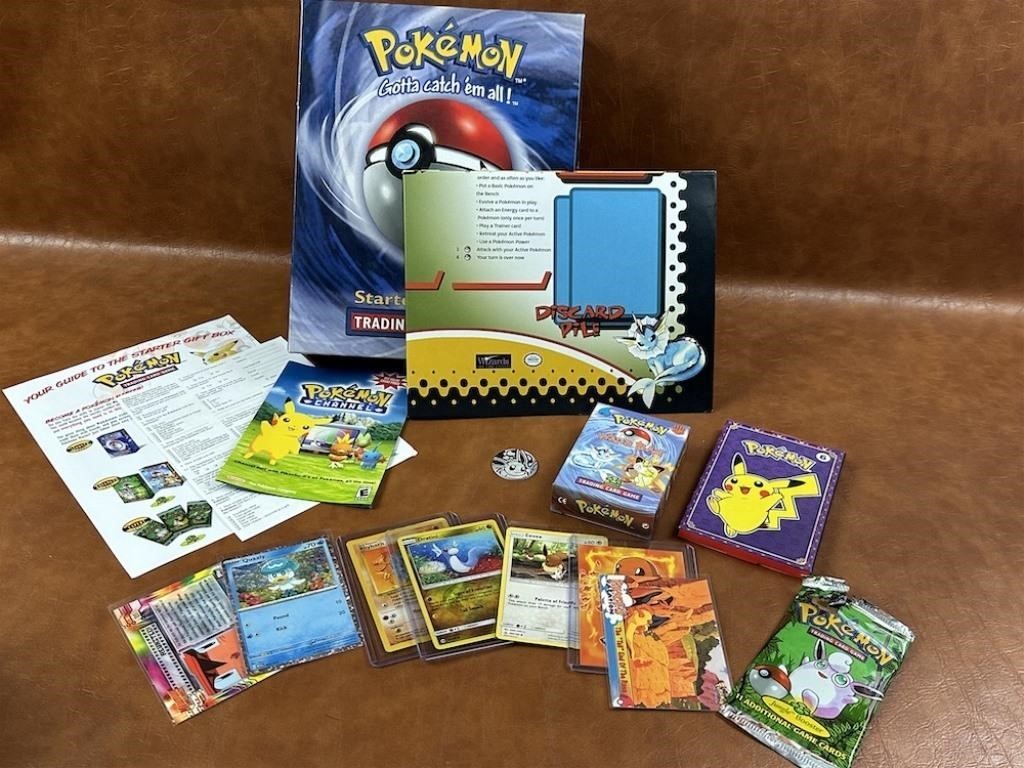 Pokemon Cards and Accessories in Box