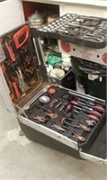 LARGE TOOL SET IN CASE SOME RUST