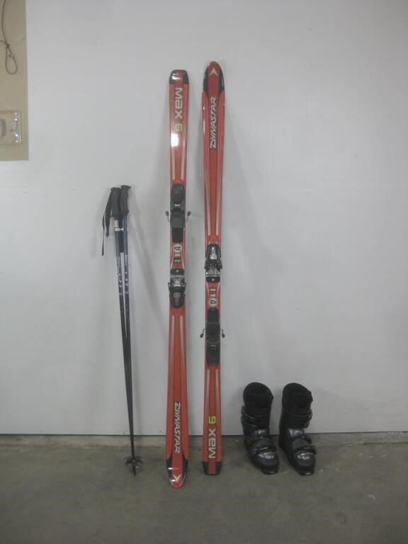 Dynastar Max 6 Skis W/ Boots & Poles