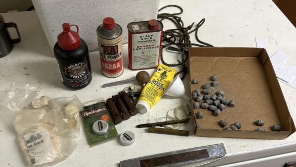 BLACK POWDER AND OTHER MUZZLE LOADING SUPPLIES
