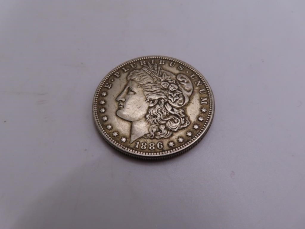 1886 Morgan SIlver Dollar Coin