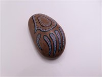 4" NativeAmer Painted CLAW signed JB Rock