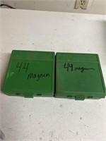 TWO BOXES OF 44 MAGNUM BULLETS