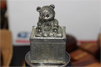 A Nicely Carved Metal Small Trinket Box