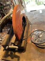 ELECTRIC CHOP SAW WITH BLADES