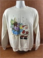 Vintage Christmas Sweatshirt Size L
