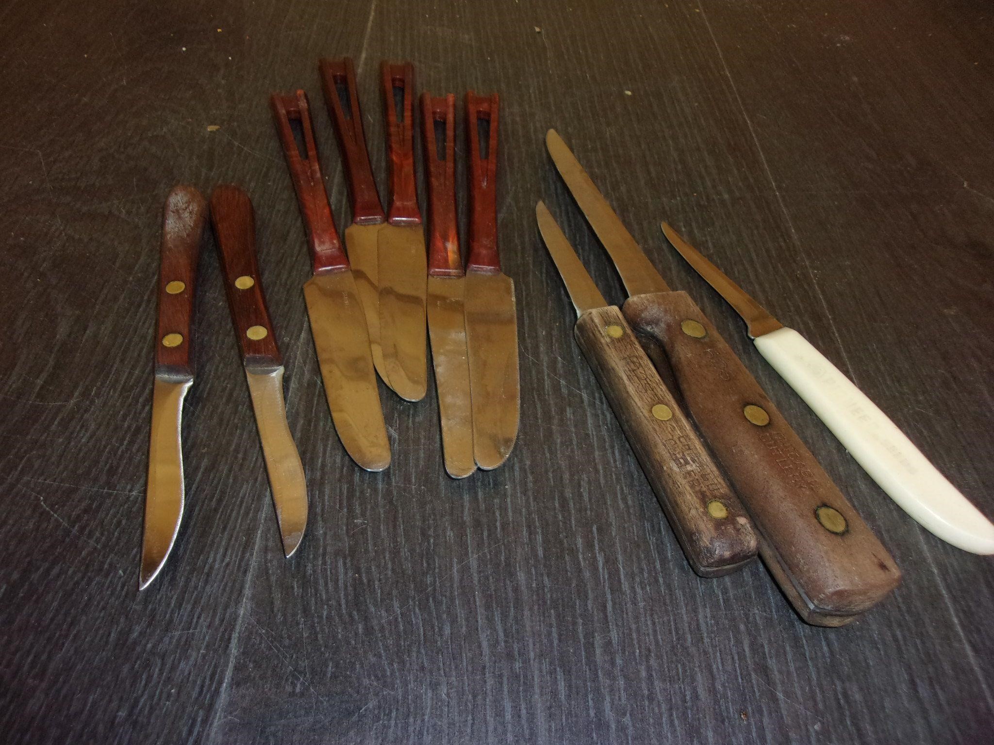old knife lot pioneer seeds chicago cutlery