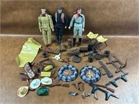 1970s Cowboy/Indian Action Figures and