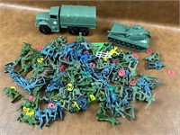 Vintage Army Men Toys and Vehicles