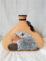 Eagle Pottery Vase Décor
