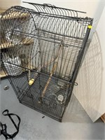 LARGE BIRD CAGE WITH ACC.