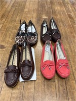 4 PAIR OF FLATS SIZE 7 - NEW