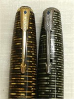 (2) Art Deco Parker Fountain Pens in Original Box