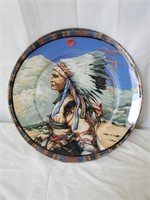 Indian Chief Native American Plate