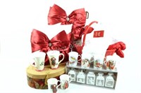 Christmas Cups, Towels, Ornaments, Table Cloth