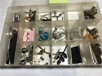 Jewelry assortment in plastic case