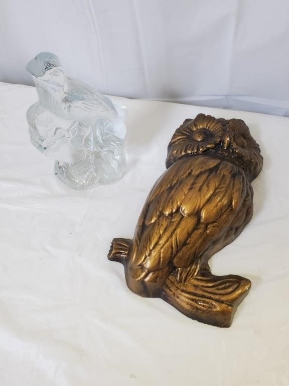 Viking Glass Bird - Owl