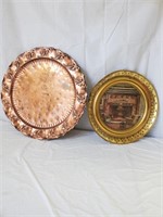 Décor Plates - Hammered Copper