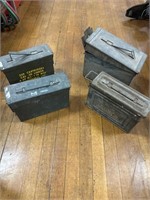 4 AMMO BOXES