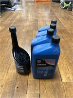 4 QTS OF 5W-30 MOTOR OIL & FUEL INJ CLEANER