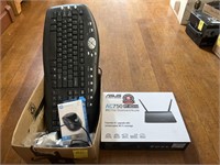 KEYBOARD, ROUTER, MOUSE