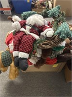 LARGE LOT OF STUFFED ANIMALS HOLIDAY THEMED