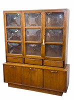 Two Piece American of Martinsville China Cabinet