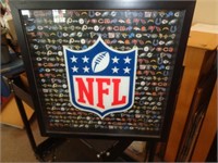 16X16 NFL SHADOW BOX / GLASS FRONT